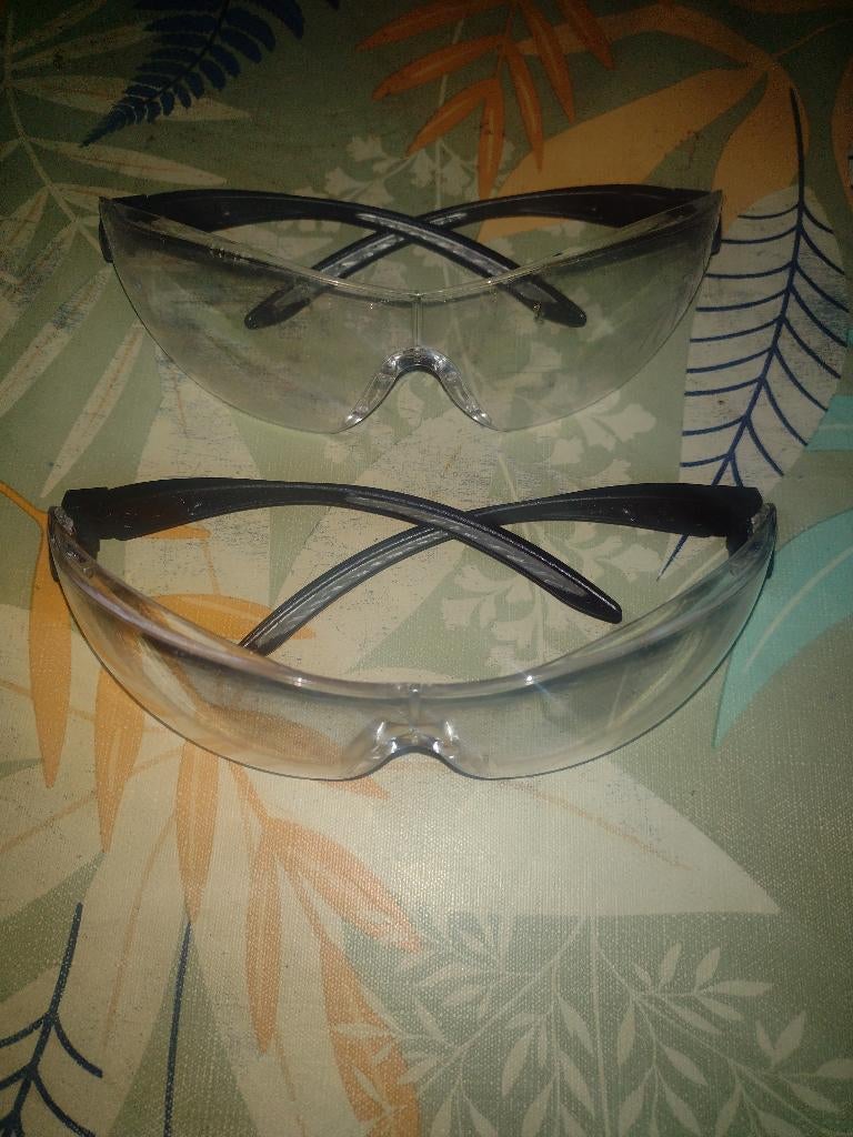 Lot de lunettes de sécurité chantier (2 paires – Bollé), Enlèvement ou Envoi, Utilisé