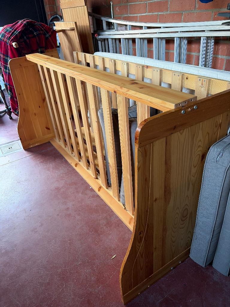 Zetelbed, Ophalen, Eenpersoons, 200 cm, 100 cm