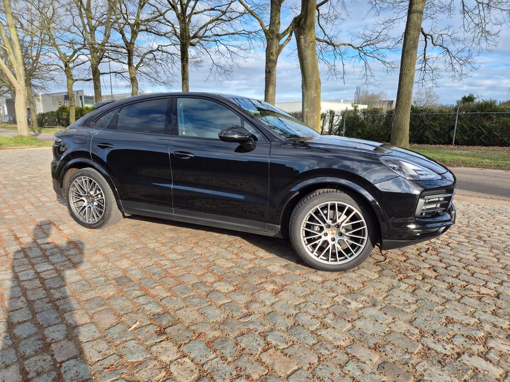 Porsche cayenne 3.0 E Hybride Coupe Platinum Edition, Automaat, Zwart, Zwart, Leder