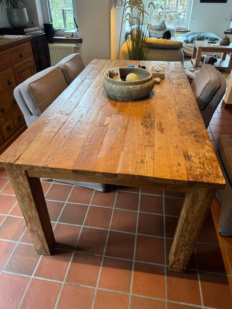 Teak tafel, Enlèvement, Comme neuf