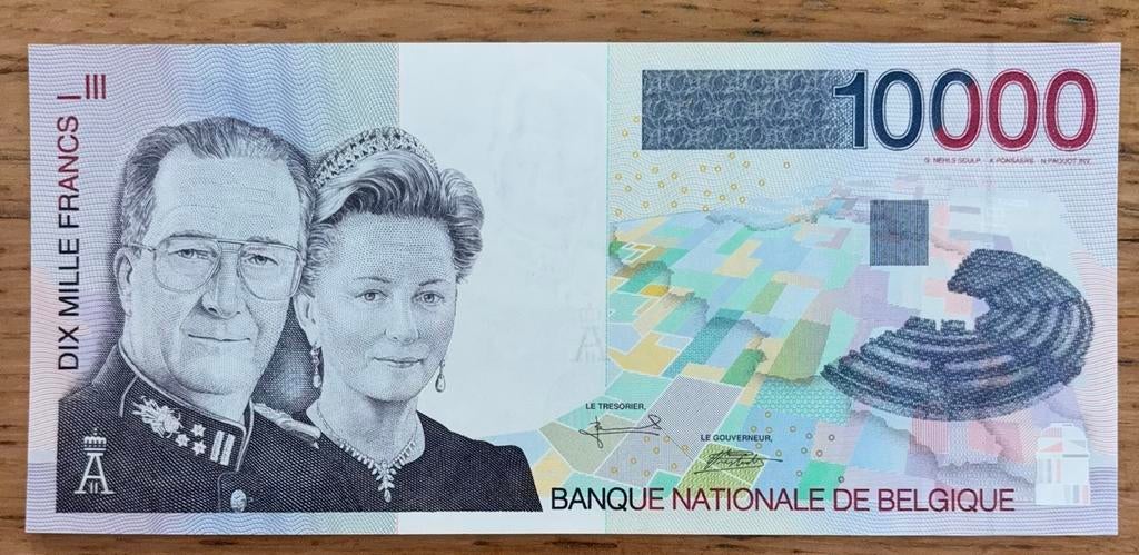 10.000 Francs Albert UNC! Verzamelstuk, Enlèvement ou Envoi