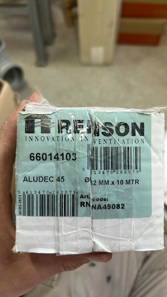 Renson luchtkanaal ø82, Ophalen, Nieuw, Ventilator en Afzuiger