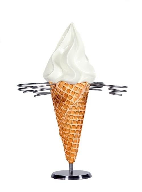 ijsje caroussel 4 ijsjes - polyester softijs schepijs, Ophalen, Nieuw