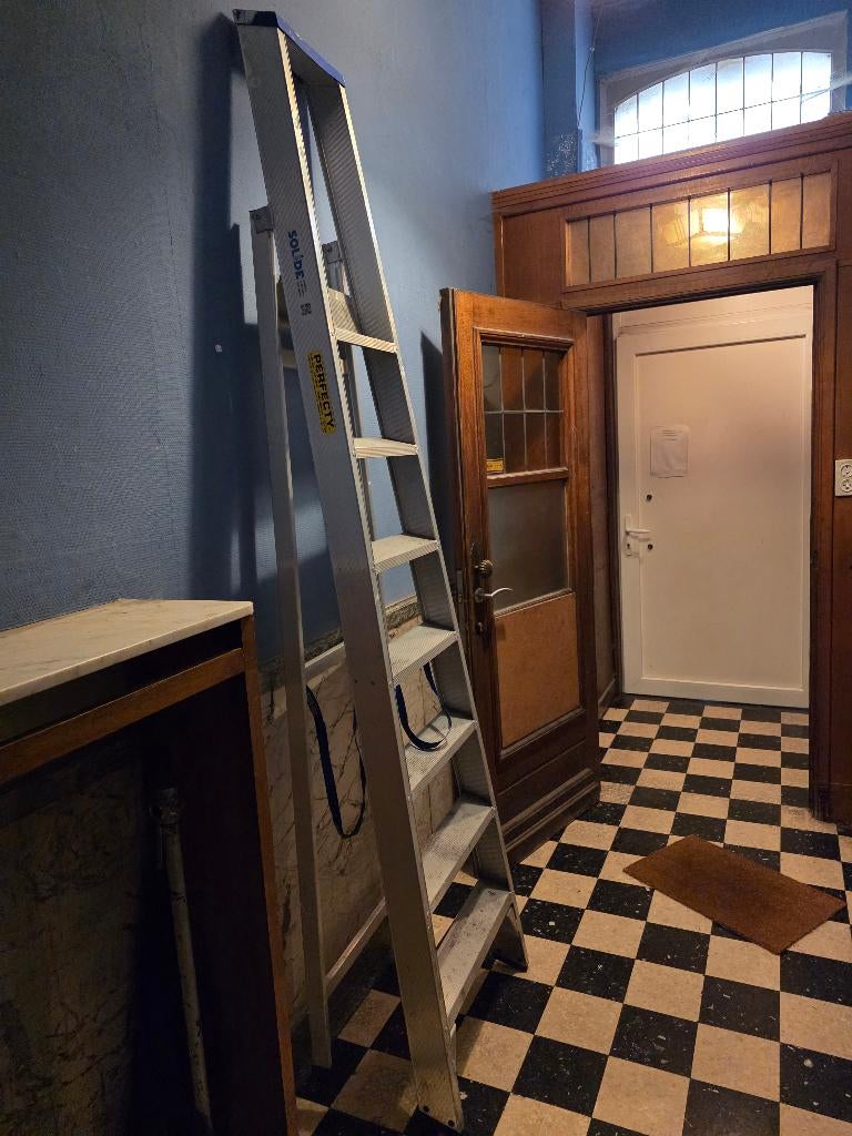 Escabeau professionnelle SOLIDE (7 marches), Bricolage & Construction, 2 à 4 mètres, Pliable ou rétractable/escamotable, Comme neuf