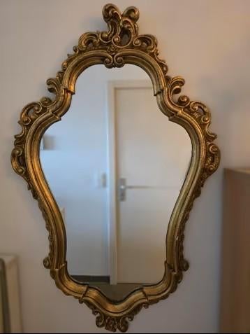 Vintage gold ornate mirror - Barok gouden spiegel, Ophalen