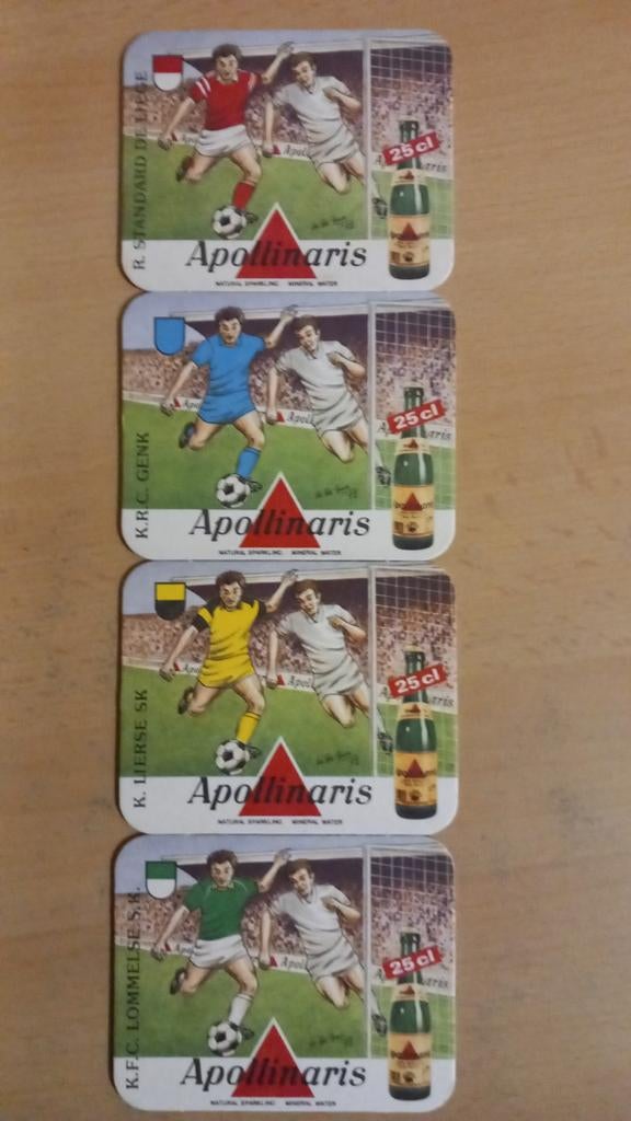 Sous-bocks Apollinaire, football (280), Collections, Enlèvement ou Envoi, Comme neuf