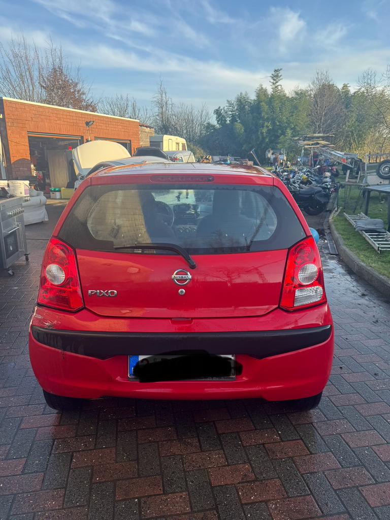 NISSAN PIXO - 2011 - AIRCO, Autos, Nissan, Particulier, Pixo, Essence, 5 portes, Boîte manuelle, Rouge, Enlèvement