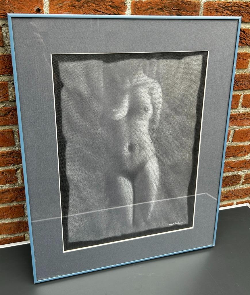 Naakt, Emiel Leybaert, 'Tors in blauw' 1980s, Ophalen of Verzenden