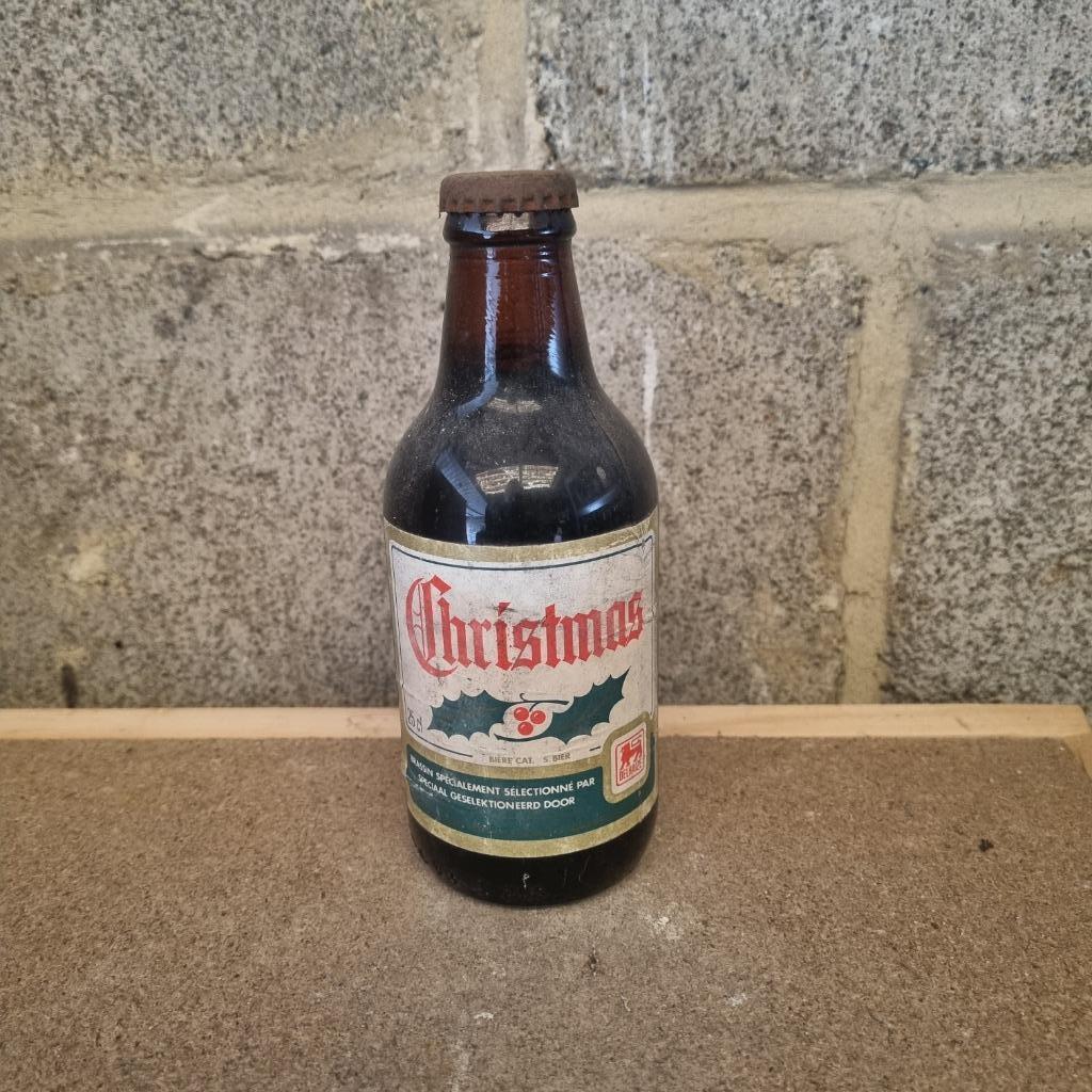 Bouteille de bière Christmas Delhaize (modèle 1), Verzamelen, Biermerken, Ophalen of Verzenden, Gebruikt, Flesje(s), Overige merken