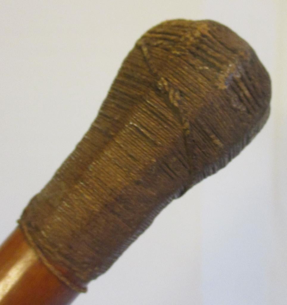 bâton de marche antique rare avec masse WS6, Envoi