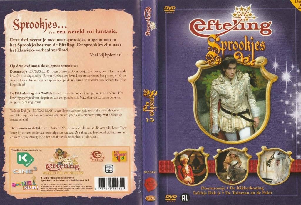 Efteling Sprookjes - Deel 2 (DVD - ALS NIEUW), Alle leeftijden, Ophalen of Verzenden, Zo goed als nieuw, Overige genres