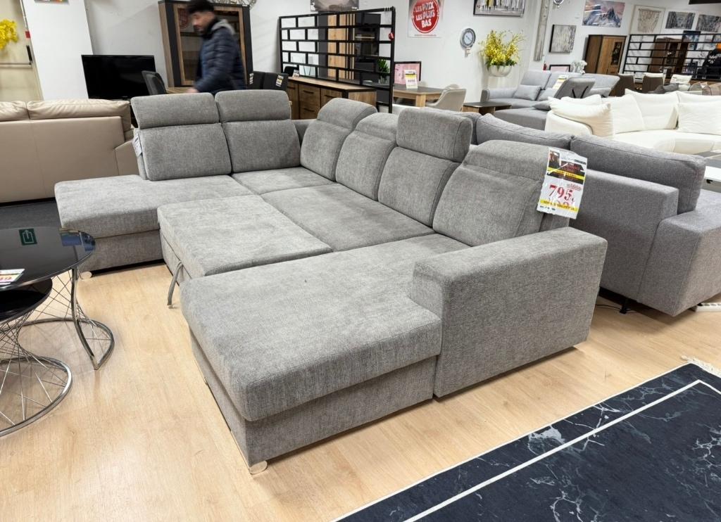 Canapé en U neuf emballé, Enlèvement, Neuf, Tissus