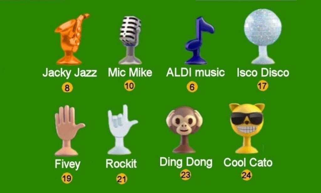 Aldi Emoji 2022 aan 1 euro per stuk, Aldi, Ophalen of Verzenden