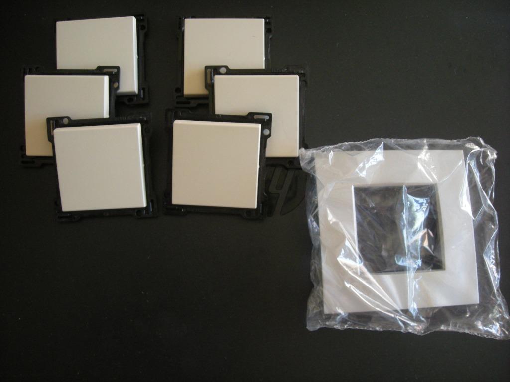 Afdekplaatjes Niko Original cream en Intense sterling coated, Enlèvement ou Envoi, Neuf, Interrupteur