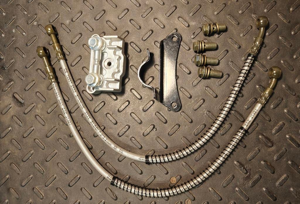 Oliekoeler aansluiting set, Enlèvement