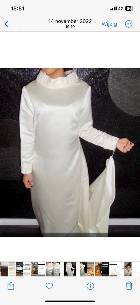 Elegante bruidsjurk, Kleding | Dames, Trouwkleding en Trouwaccessoires, Ophalen of Verzenden, Zo goed als nieuw