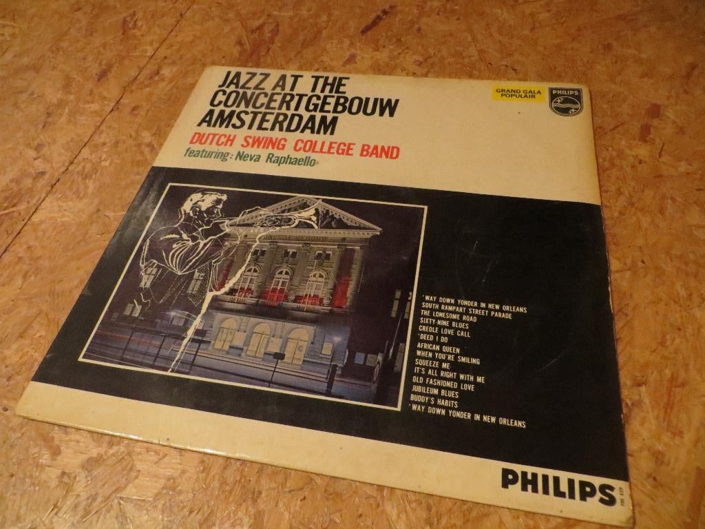 LP VINYL -Dutch Swing College Band Jazz At The Concertgebouw, 1960 tot 1980, Gebruikt, Verzenden, 12 inch