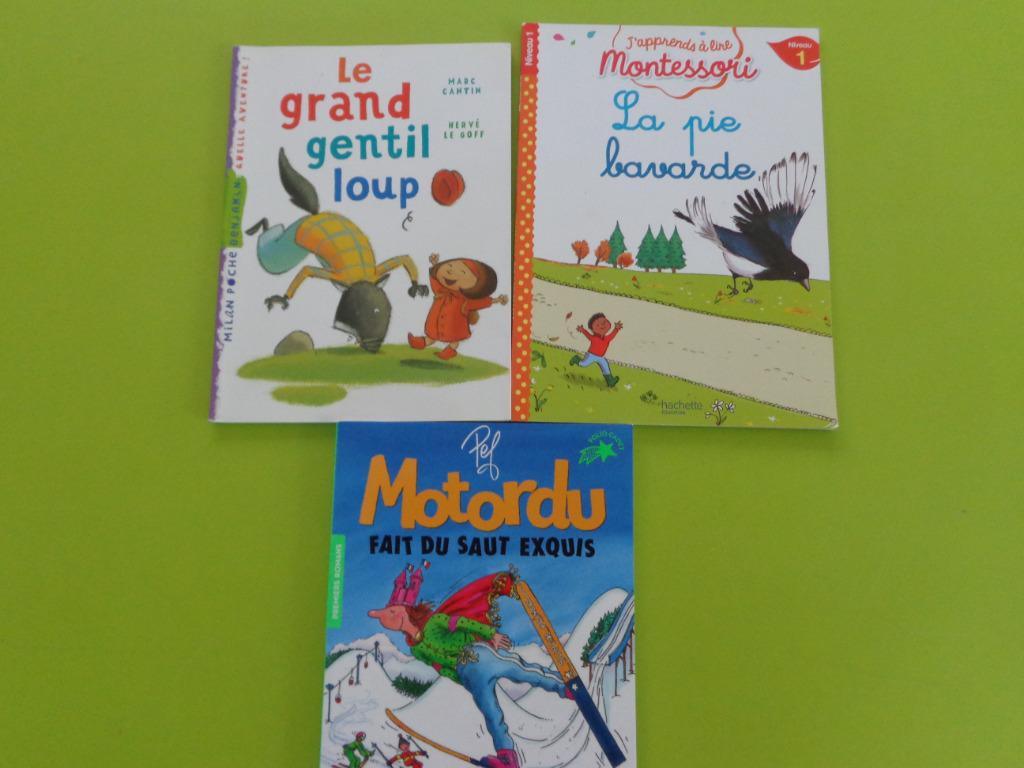 Livres enfant apprentissage lecture Montessori 1 et autres, Enlèvement ou Envoi, Fiction général, Comme neuf, PEF-CANTINI-LE GOFF
