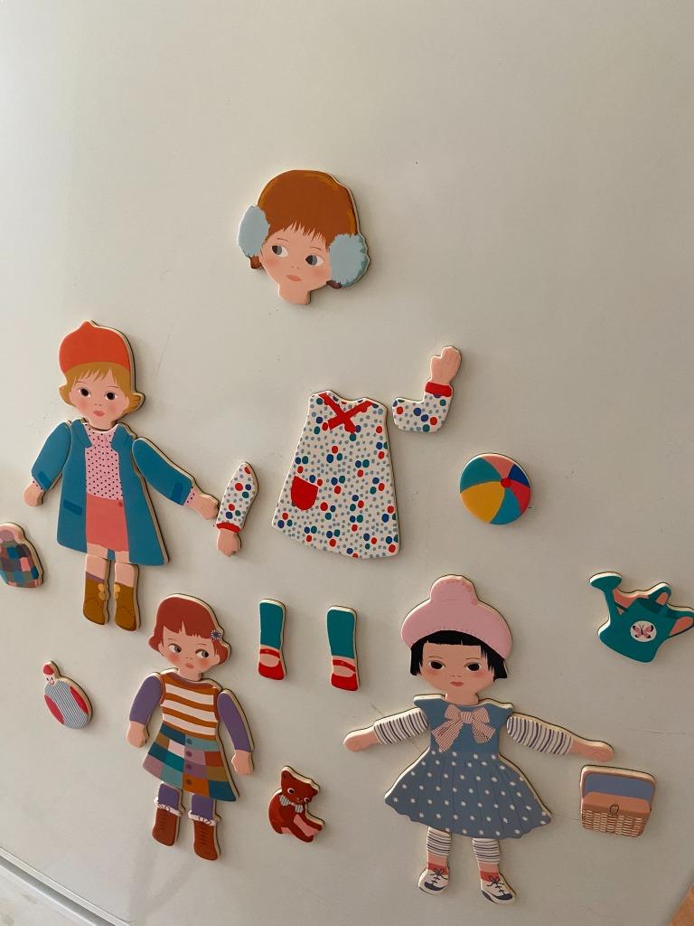 Puzzle enfant Djeco Magnétique La mode / Jeu d'éveil, Enlèvement, Comme neuf, Puzzles