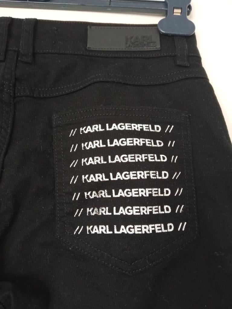 Karl Lagerfeld jeans Mt 30 taille 77cm zwart nieuw, Karl Lagerfeld, Zwart, Nieuw, Ophalen of Verzenden