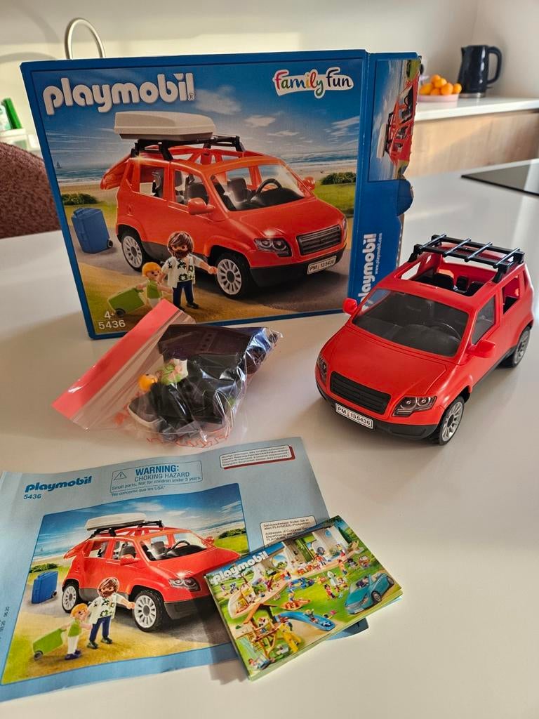 Playmobil gezinswagen met dakkoffer, prima staat!, Ophalen