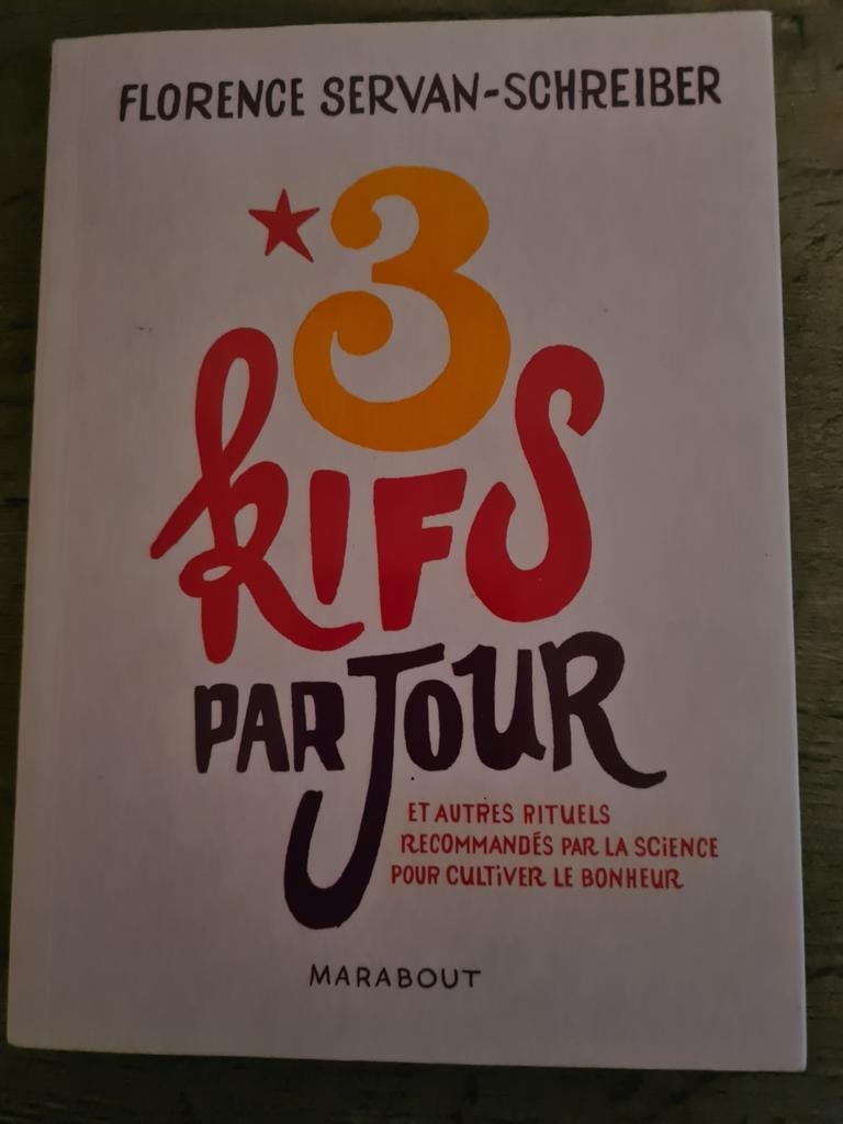 Boek over positieve psychologie, 3 kits per dag, Ophalen of Verzenden, Zo goed als nieuw