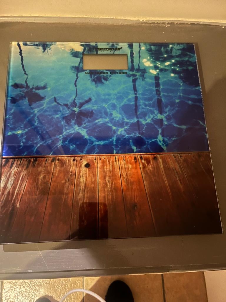 toffe personenweegschaal Esperanza, Analoog, 100 kg of meer, Ophalen of Verzenden, Zo goed als nieuw