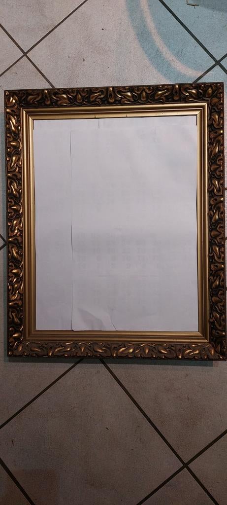 Grote retro kader/fotokader/schilderslijst, Ophalen of Verzenden, Zo goed als nieuw