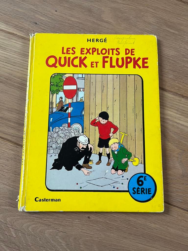 Livre: Les exploits de Quick et Flupke, Une BD, Enlèvement ou Envoi, Utilisé, Hergé