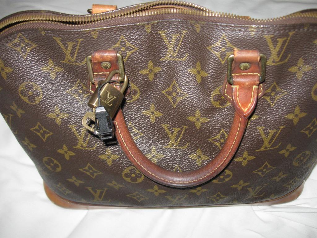 SAC A MAIN LOUIS VUITON/DELVAUX, Enlèvement, Comme neuf, Brun, Sac à main