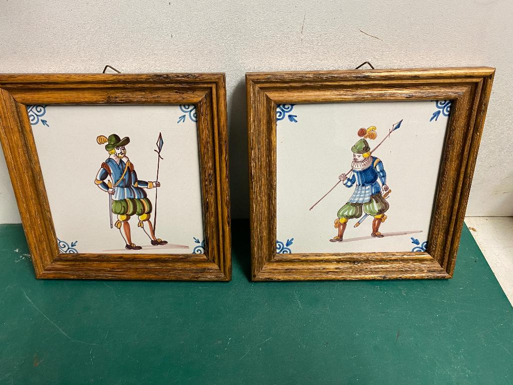 tegelschilderij, Minder dan 50 cm, Gebruikt, Oorspronkelijke maker, Ophalen of Verzenden