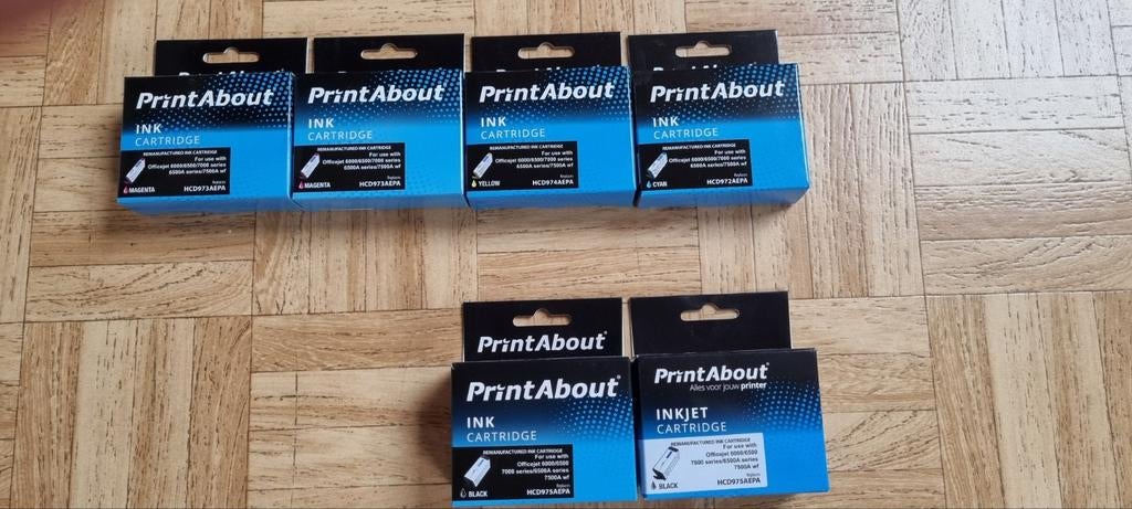 Gloednieuwe Inktcartridges HP van merk PrintAbout CD975AE, Computers en Software, Printerbenodigdheden, Ophalen of Verzenden, Zo goed als nieuw