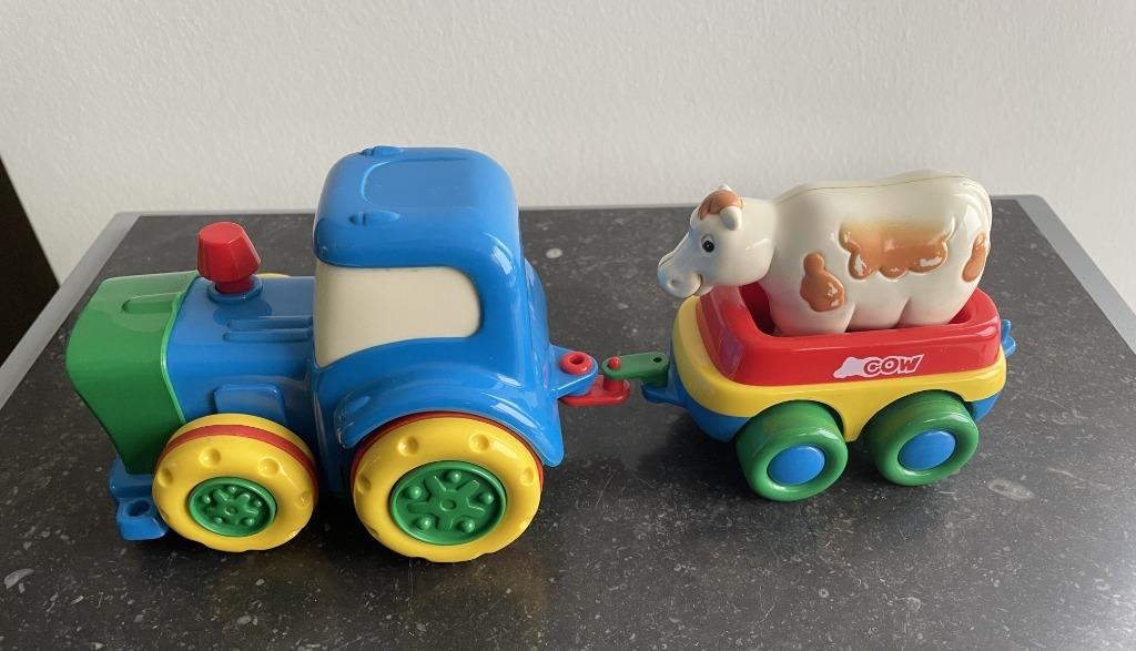 Tractor met kar, Kinderen en Baby's, Ophalen of Verzenden, Gebruikt