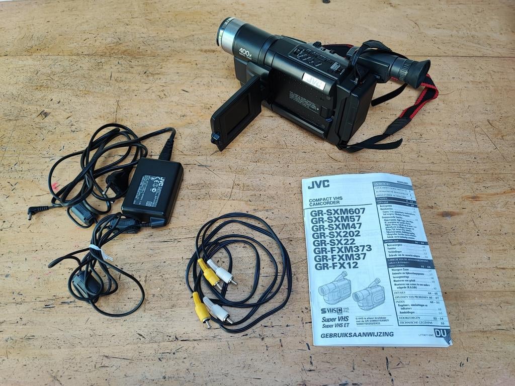 JVC GR-FXM373 VHS videocamera (Als nieuw!), Gebruikt, JVC, 20x of meer, Ophalen of Verzenden