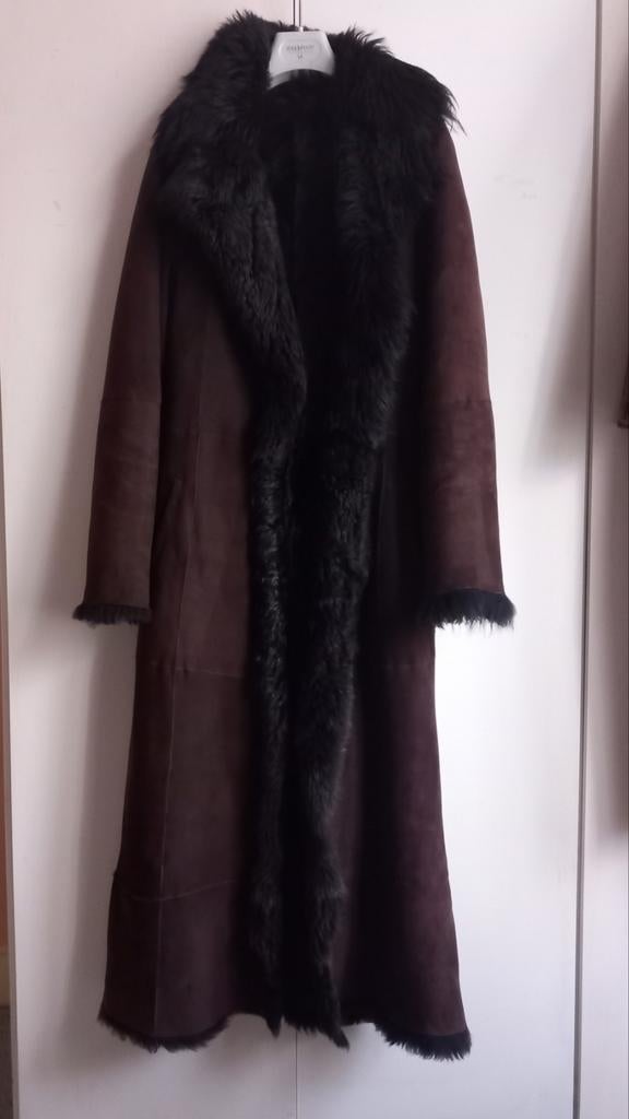 Shearling omkeerbare jas Max Mara maat 38, Kleding | Dames, Maat 38/40 (M), Bruin, Max Mara, Ophalen of Verzenden