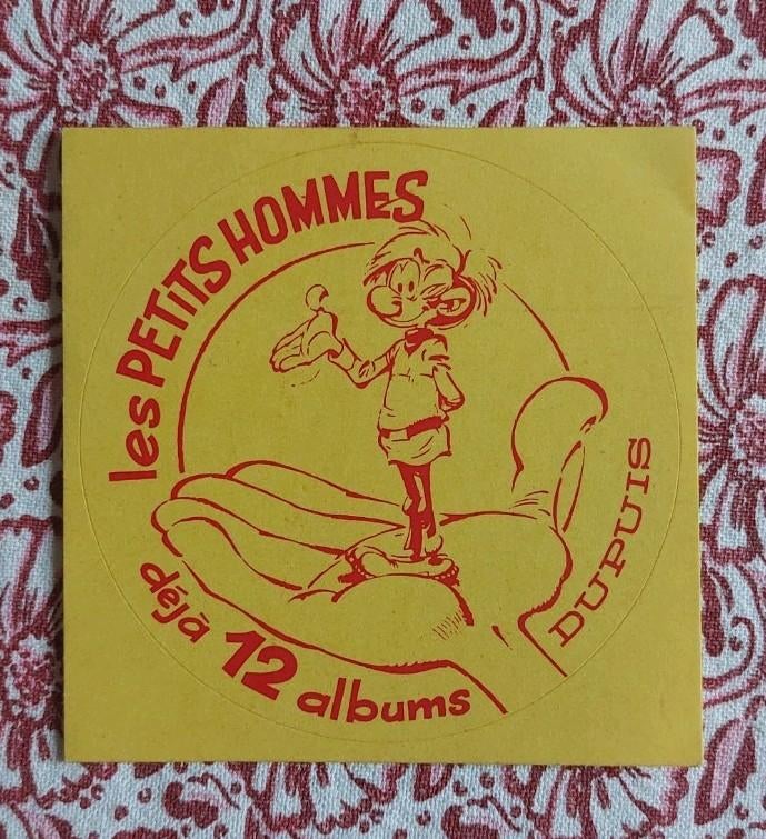 Autocollant Les Petits Hommes, Enlèvement ou Envoi, Comme neuf, Bande dessinée ou Dessin animé
