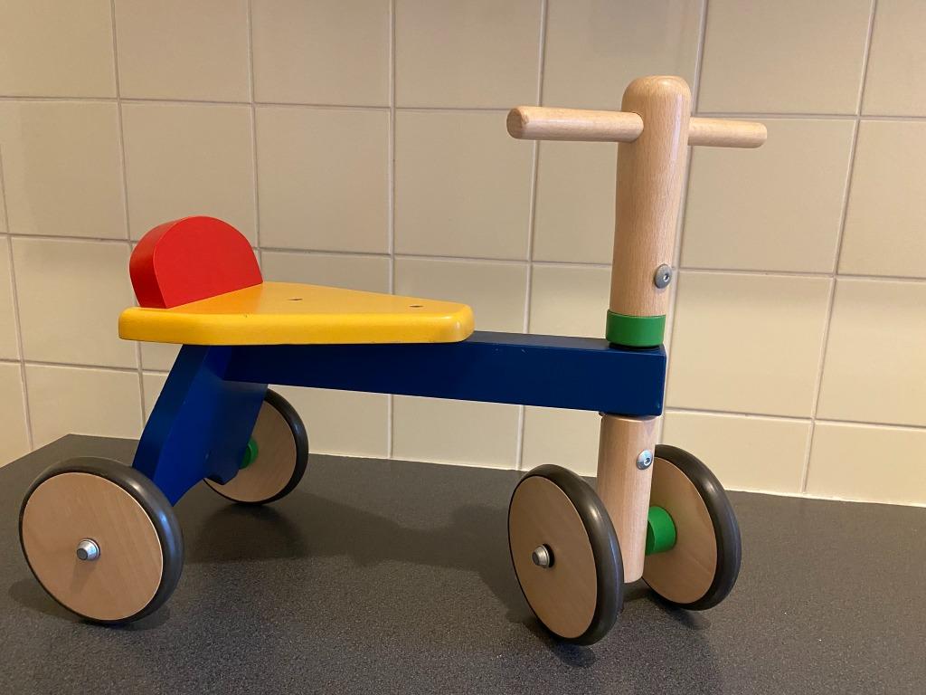 Petit vélo d'intérieur en bois, Vélos & Vélomoteurs, Enlèvement, Utilisé, Moins de 16 pouces