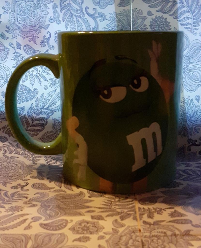 tasse mug M&MS verte, Collections, Enlèvement ou Envoi, Comme neuf, Autres types