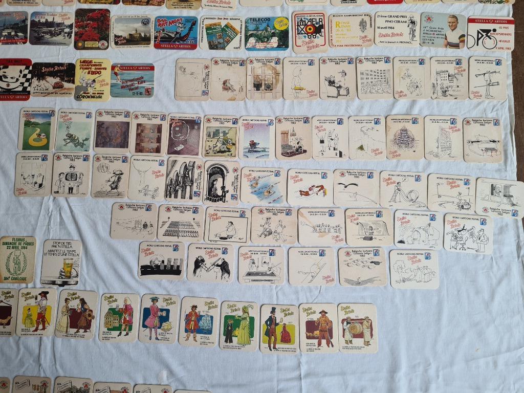 Sous verres carton bière, Collections, Enlèvement ou Envoi, Utilisé, Sous-bock, Stella Artois