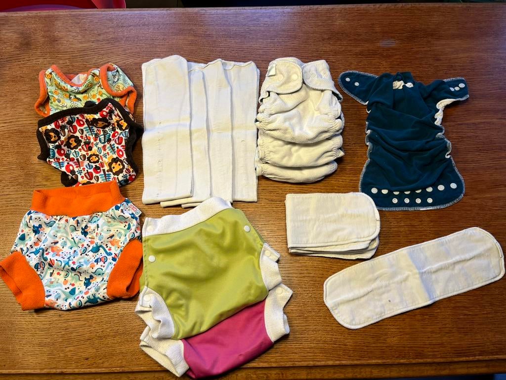 Couches lavables de nuit - 4 à 12 kg, Kinderen en Baby's, Babykleding | Baby-kledingpakketten, Gebruikt, Ophalen