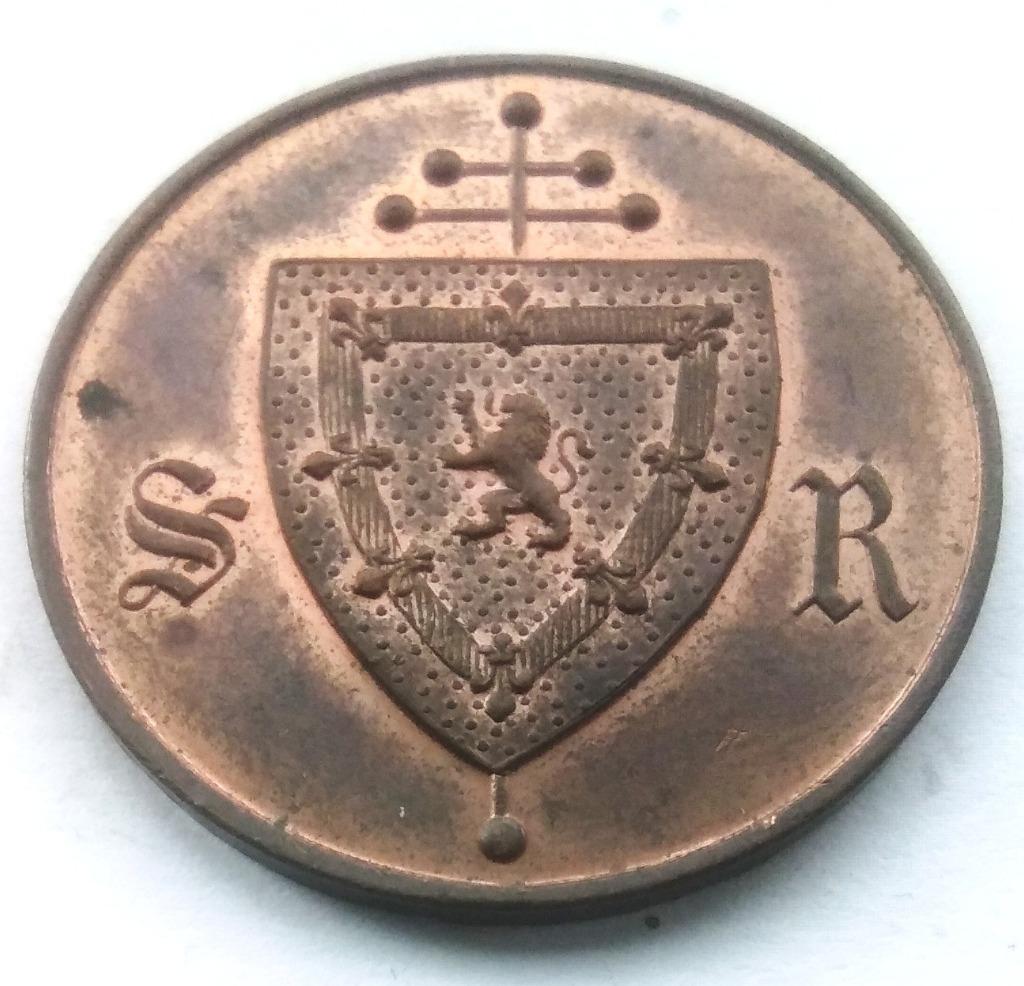 médaille (locale) 1888 75 ct sint rumoldus rombouts mechelen, Timbres & Monnaies, Pièces & Médailles, Autres matériaux, Enlèvement ou Envoi