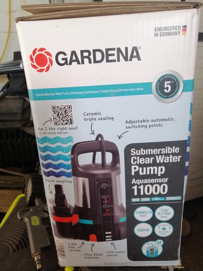 Waterpomp Gardena, Tuin en Terras, Ophalen, Nieuw, Elektrisch, Dompelpomp