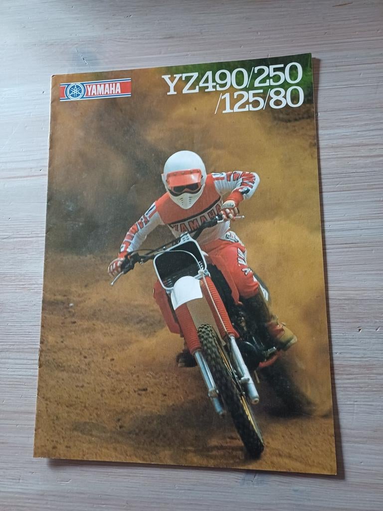 Yamaha oldtimer cross brochures, Ophalen of Verzenden