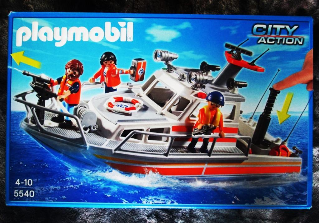Playmobil 5540 Brandbestrijdings- en reddingssboot - Nieuw, Enlèvement ou Envoi, Neuf, Ensemble complet