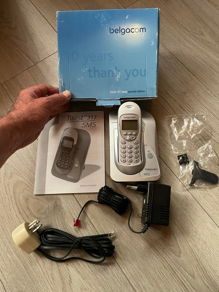 Téléphone sans fil Belgacom NEUF JAMAIS UTILISÉ EMBALLAGE, Enlèvement ou Envoi, Neuf, 1 combiné, À Faible Émission d'Ondes