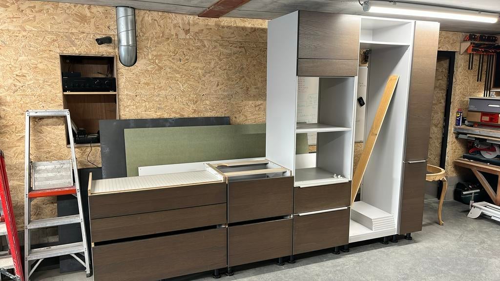 Meubles cuisinés - longueur 310cm, Maison & Meubles, Cuisine | Cuisines complètes, Comme neuf, Enlèvement