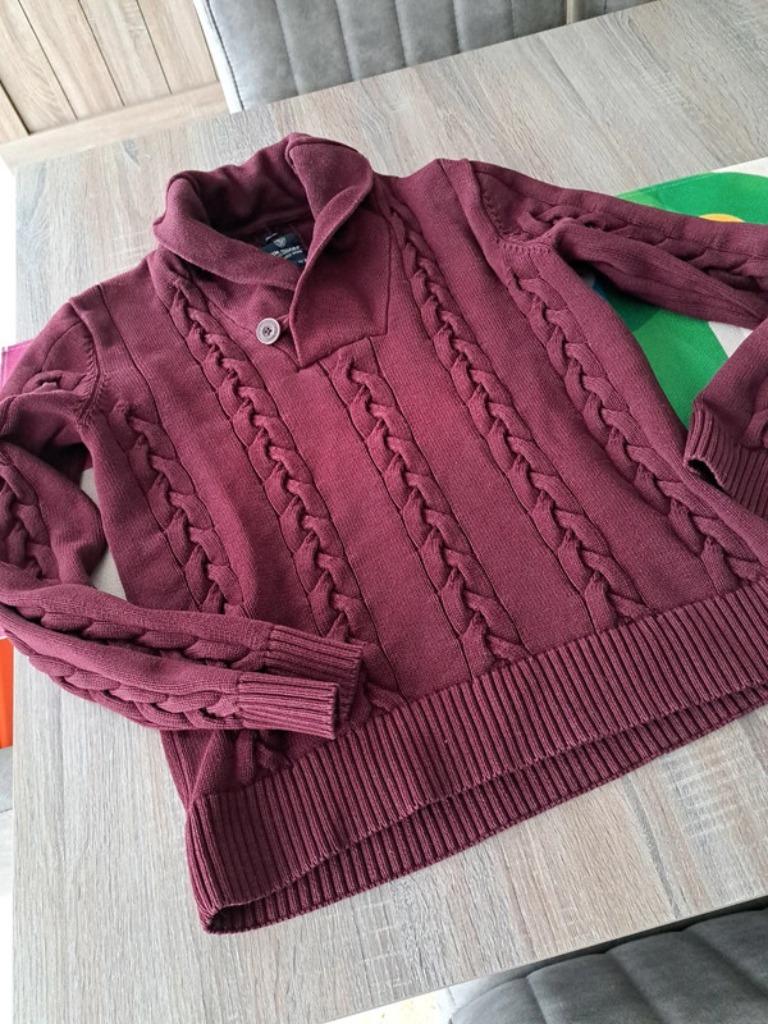 Tim Moore bordeaux trui Large, Kleding | Heren, Ophalen of Verzenden, Zo goed als nieuw, Rood, Tim Moore