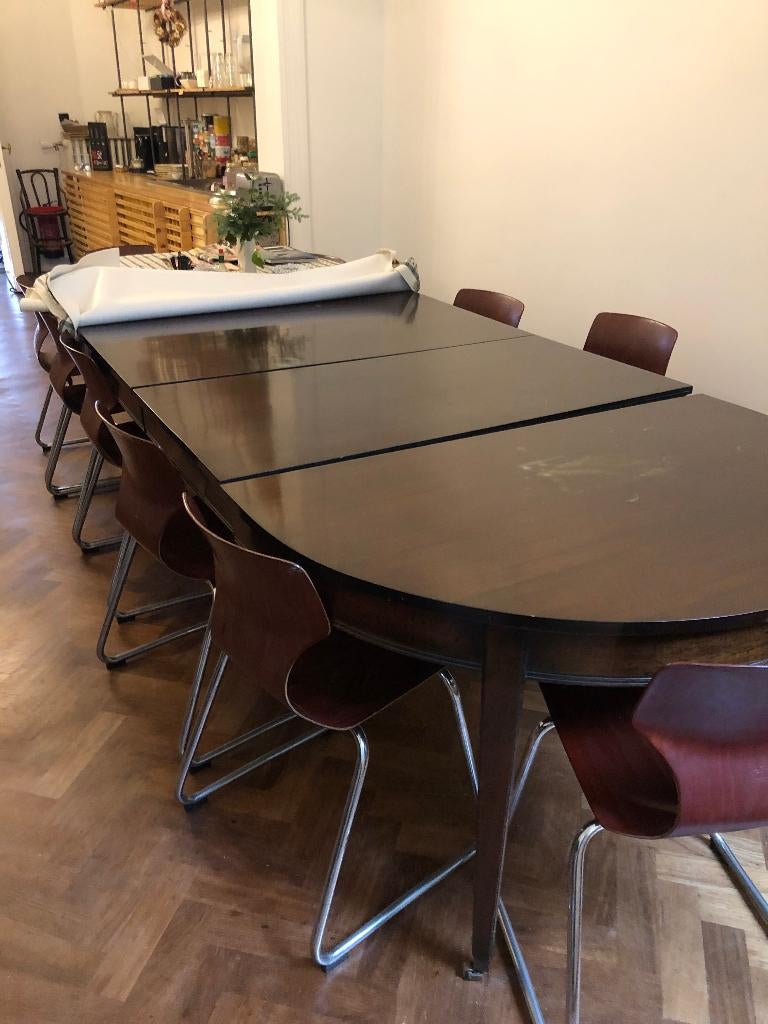 mooie ronde antieke tafel - uitrekbaar, Antiek en Kunst, Ophalen