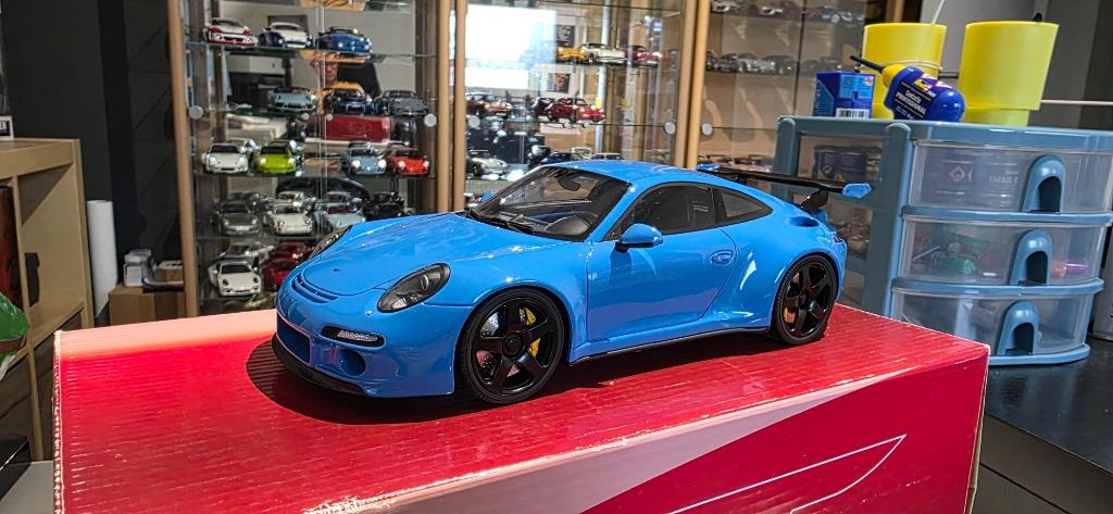 Porsche 911 (991) RUF RTR 1/18 GT Spirit, Enlèvement ou Envoi, Comme neuf, Voiture, Autres marques
