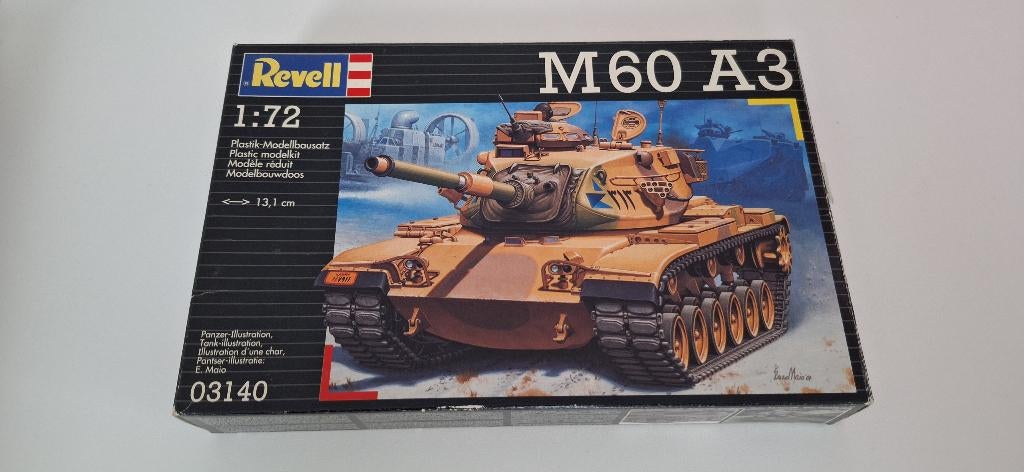 Modelbouw Revell tank M60 A3 1:72, Revell, Nieuw, Ophalen of Verzenden, Tank